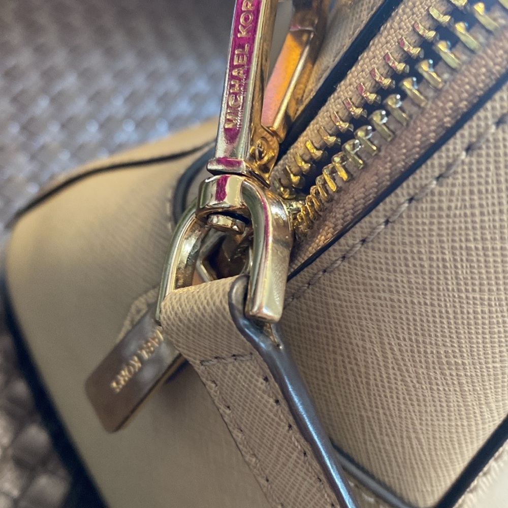 Michael Kors Tan Leather Satchel - Picture 3 of 7